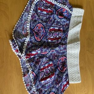 No boundaries multi colored shorts